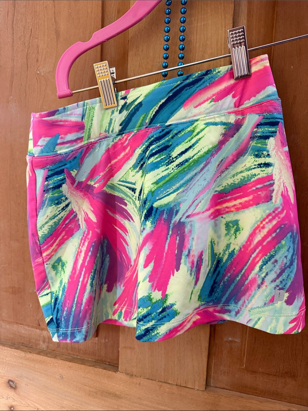 Prince Neon Lime Athletic Skort